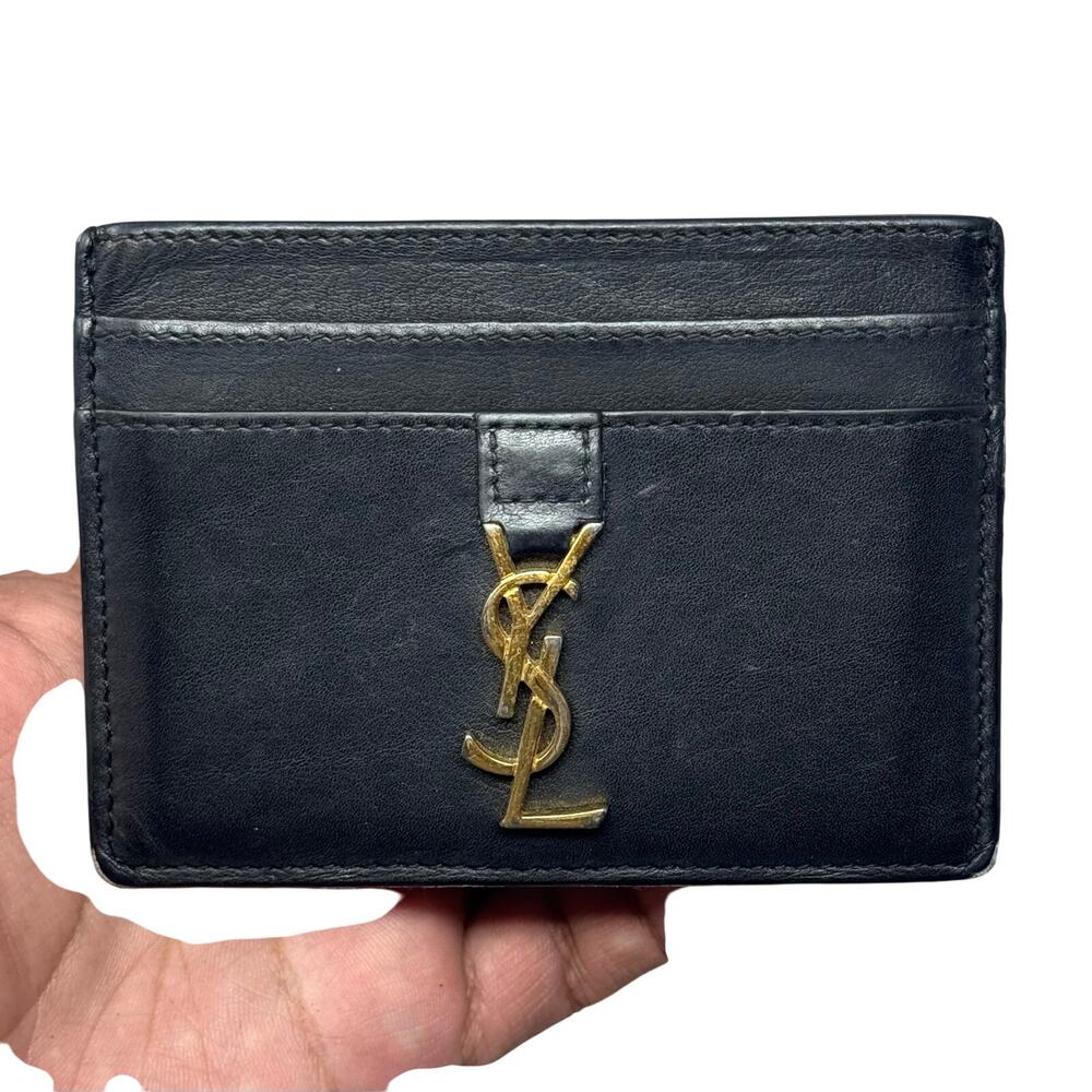 YSL Logo Cardholder Wallet - Picture 5 of 13